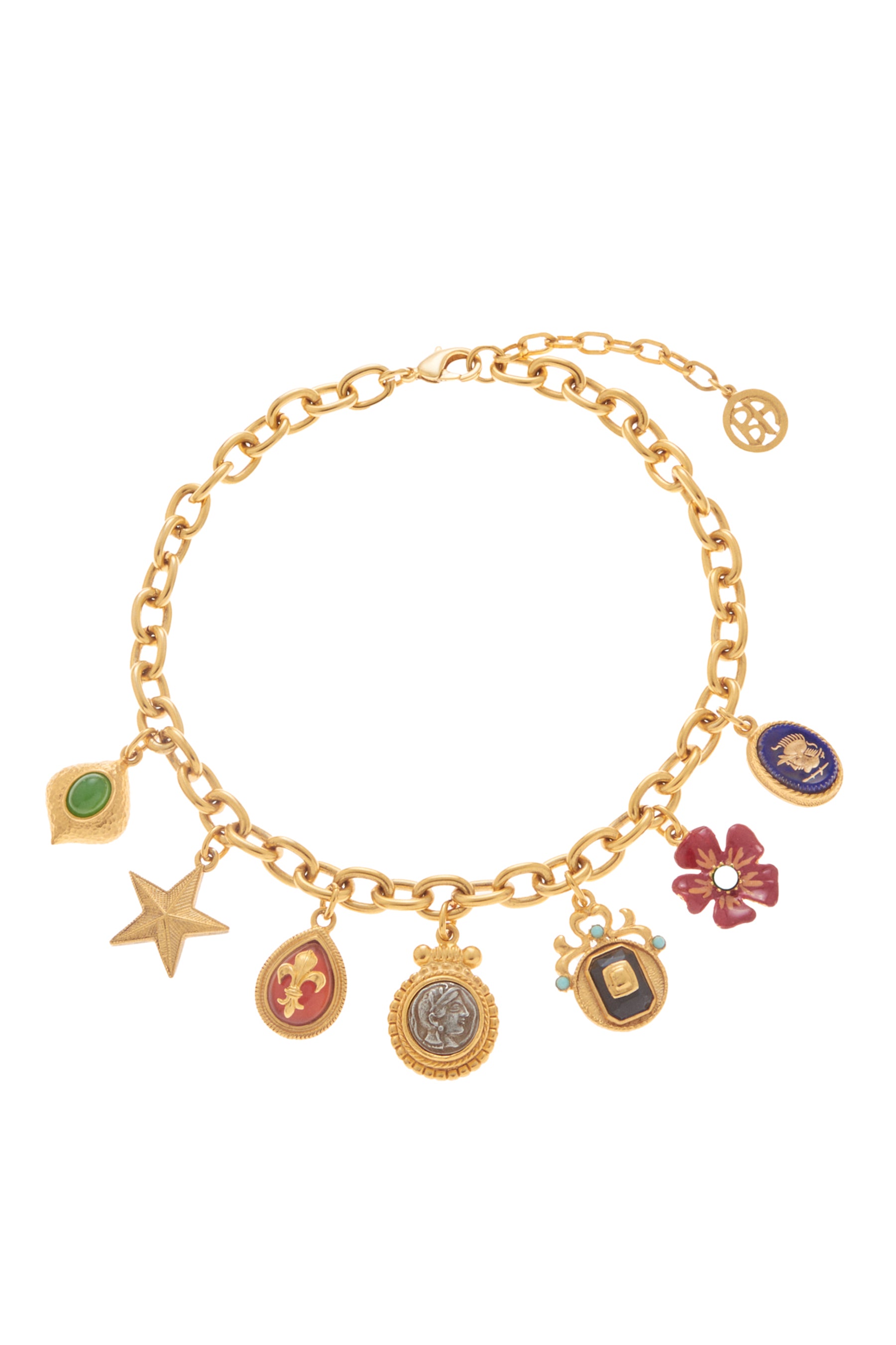 Ben Amun Charm Necklace - Gold