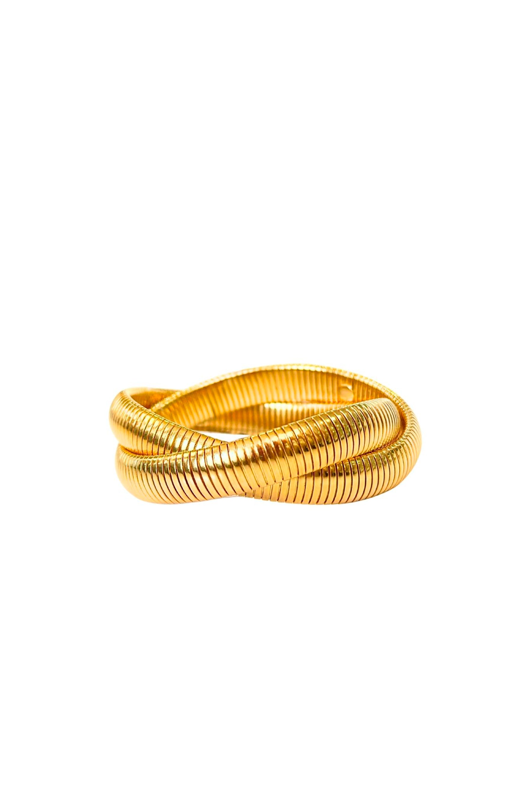 Ben Amun Twist Bangle - Gold
