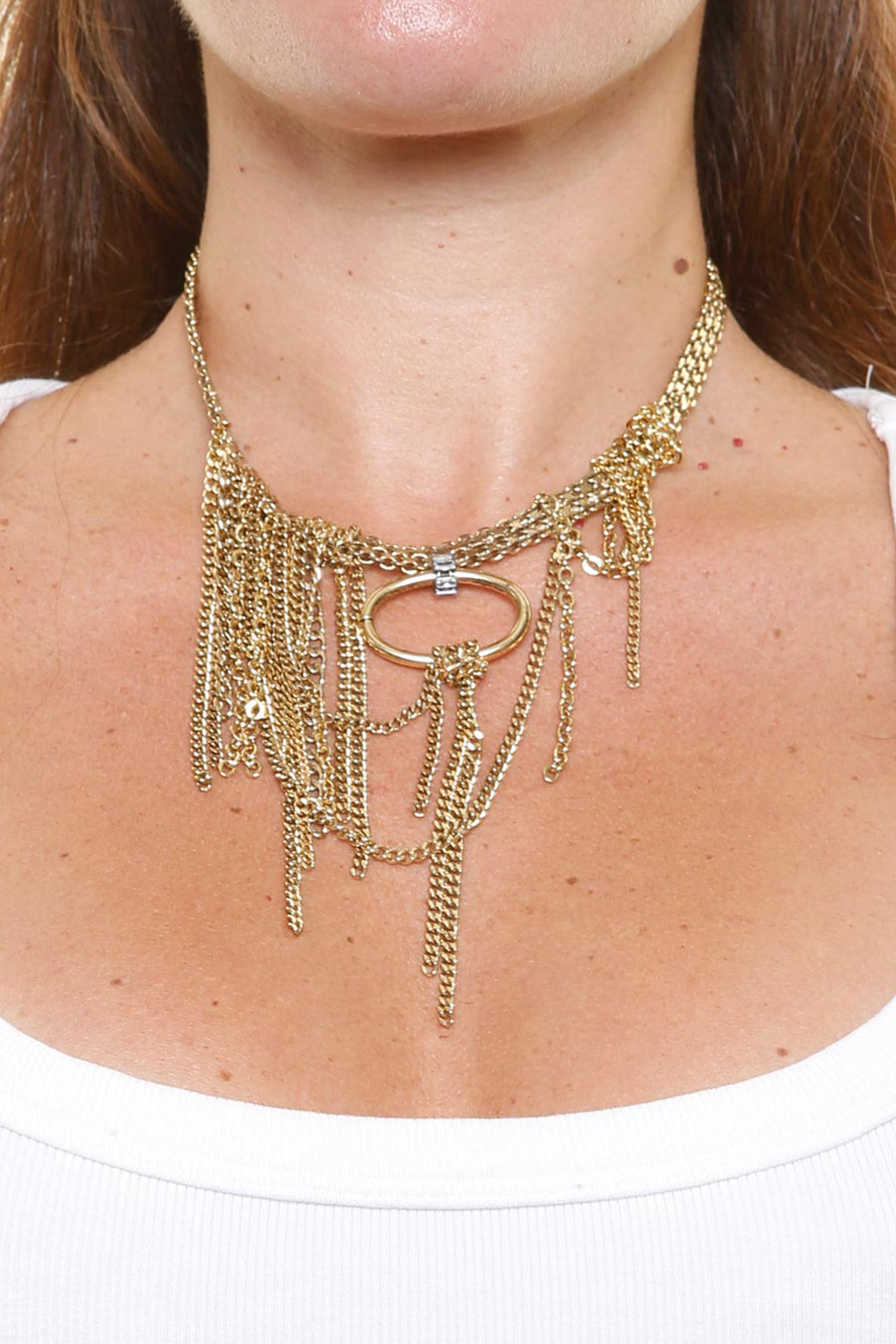 Rada Chain Necklace - Gold - Image 3